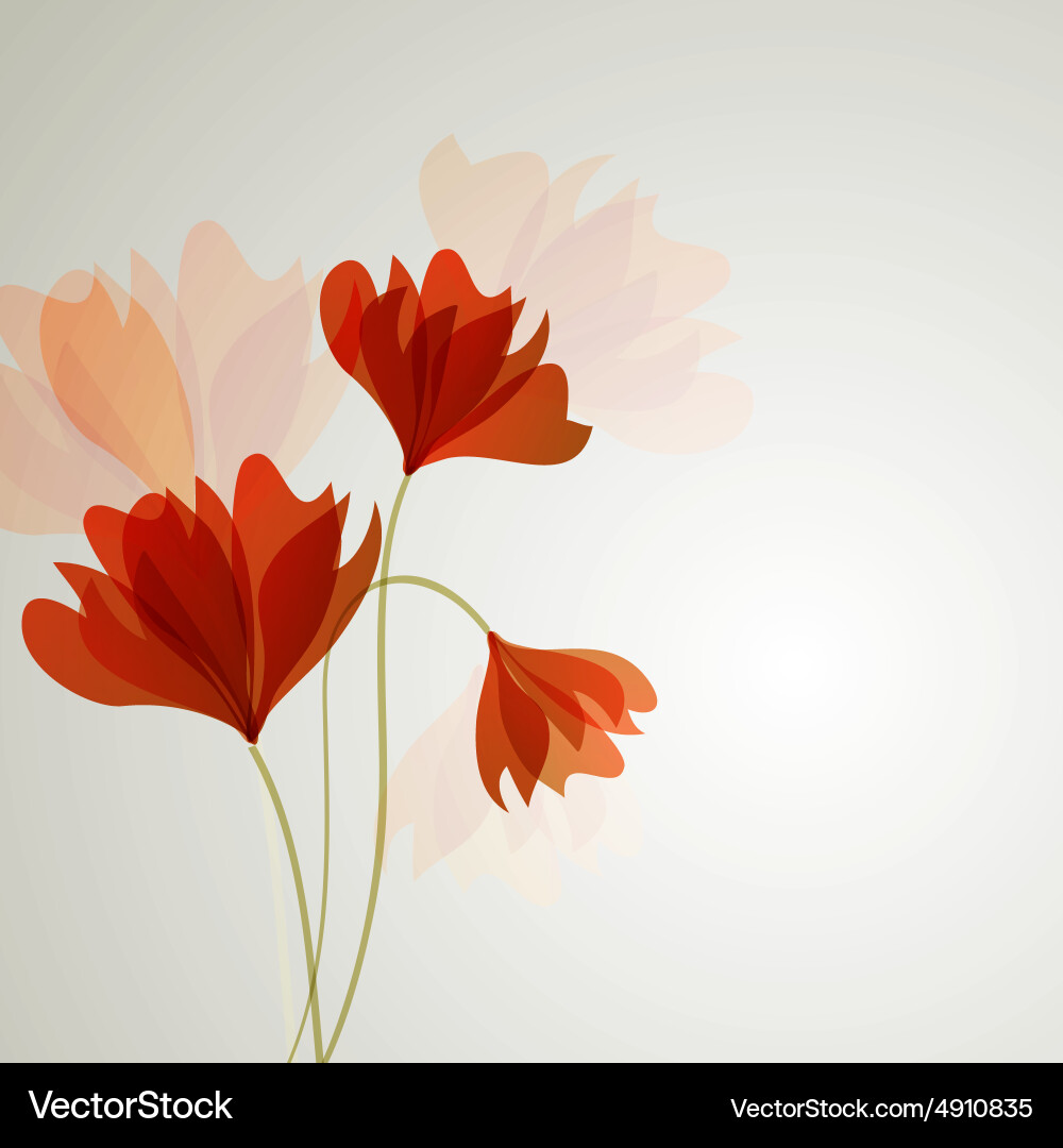 Flower background Royalty Free Vector Image - VectorStock