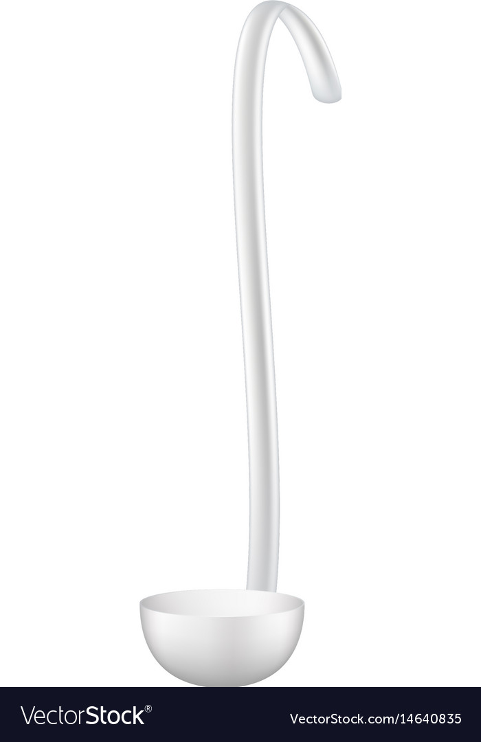 metal soup ladle