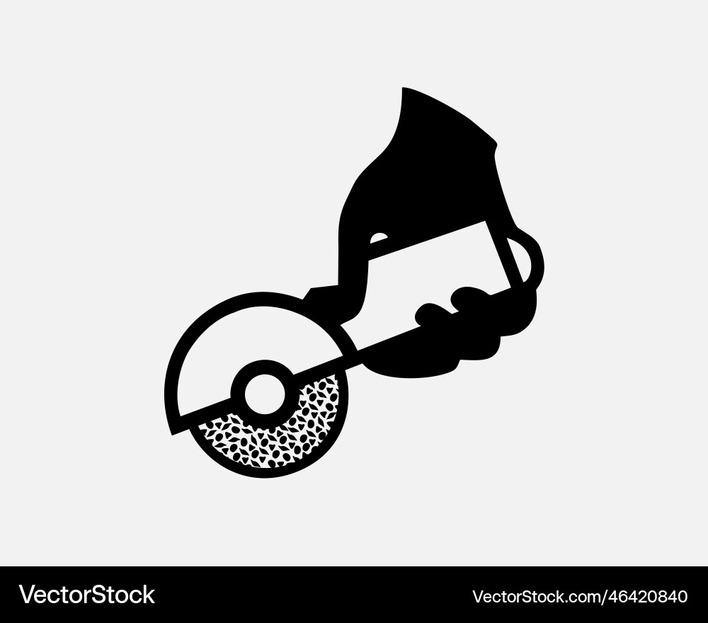 Handheld grinder icon Royalty Free Vector Image