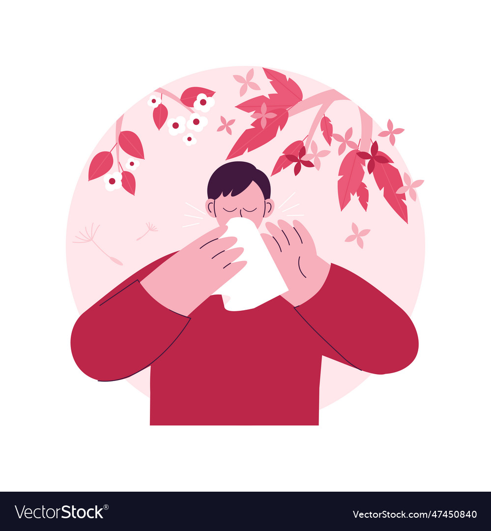 seasonal-allergy-abstract-concept-royalty-free-vector-image