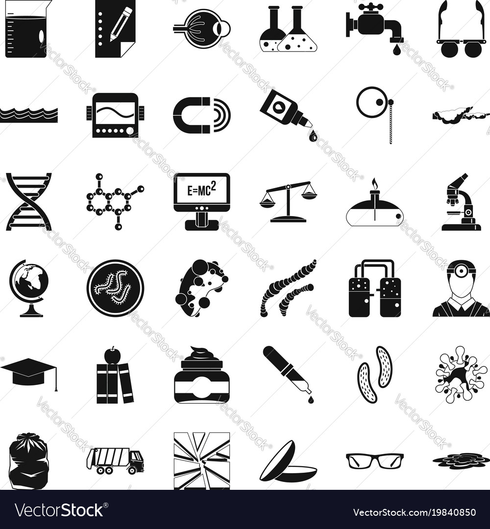 professional tech icons set