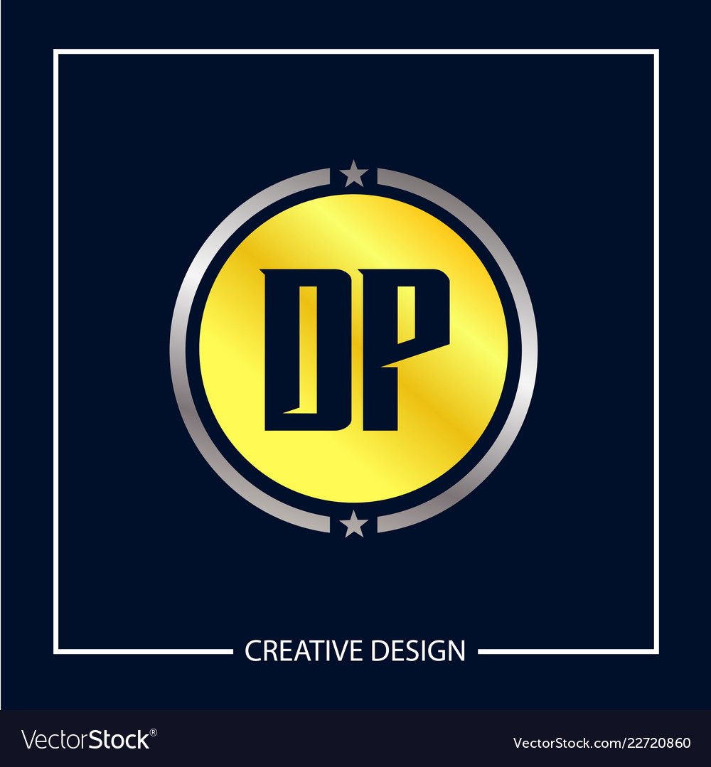 Initial Letter Dp Logo Template Design Royalty Free Vector 3757