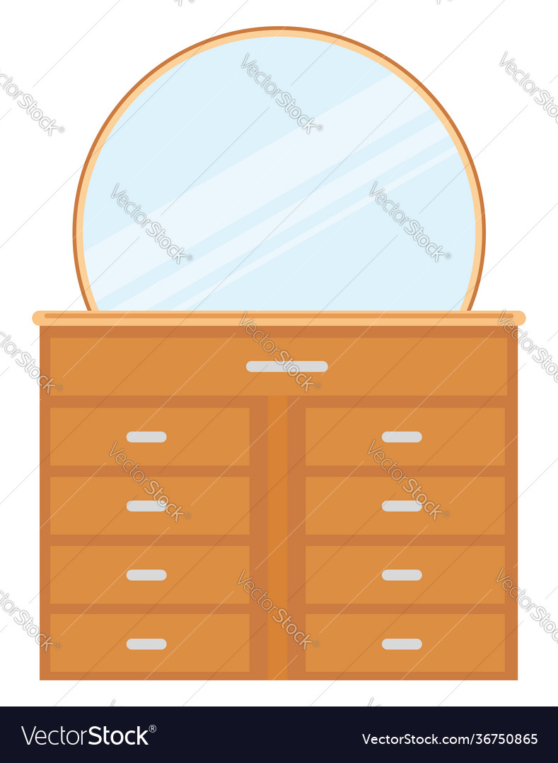 light brown dressing table