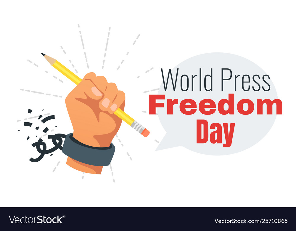 World Press Freedom Day Royalty Free Vector Image