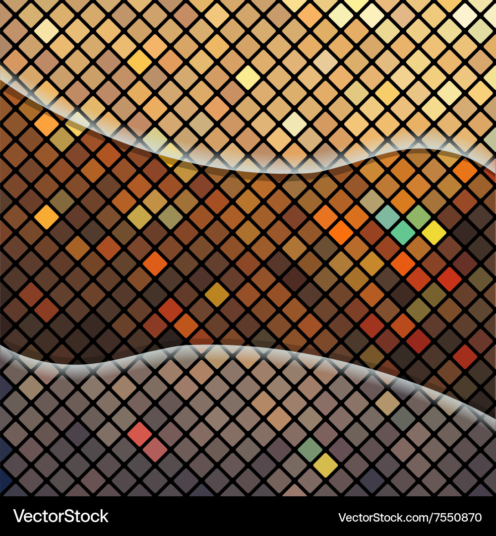 Abstract background with mosaic Royalty Free Vector Image
