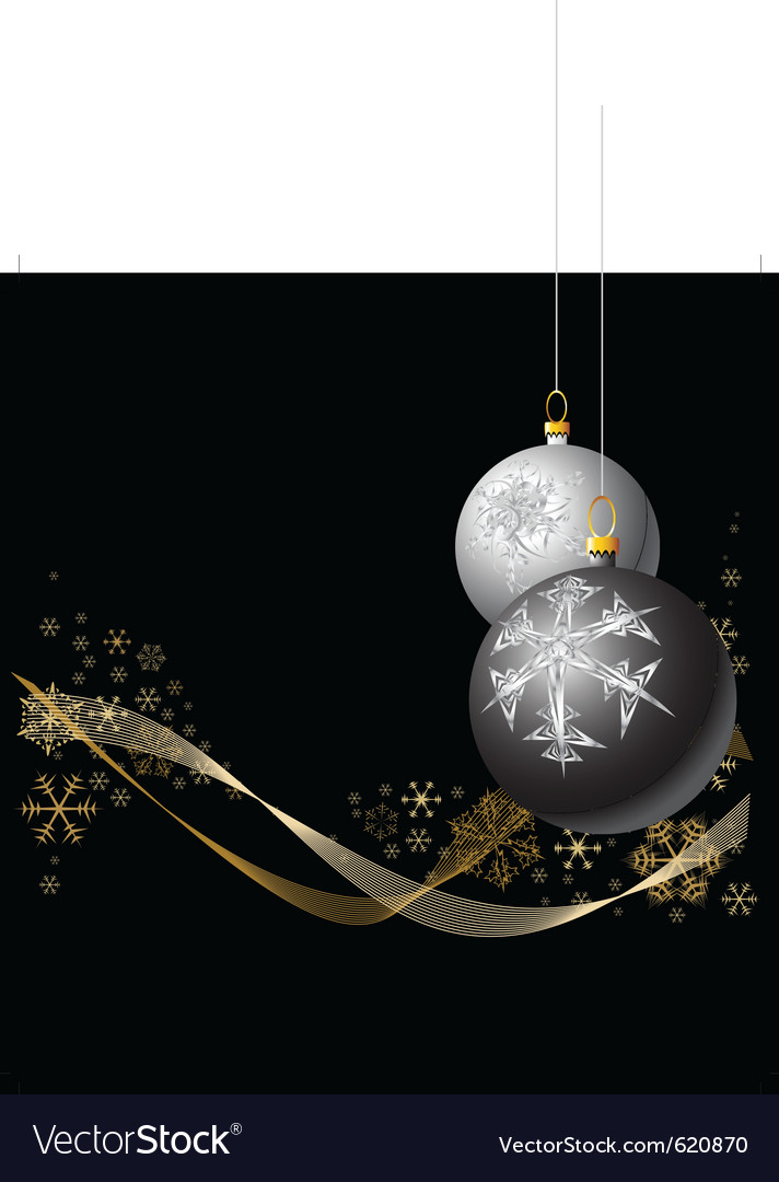 Christmas bulbs Royalty Free Vector Image - VectorStock