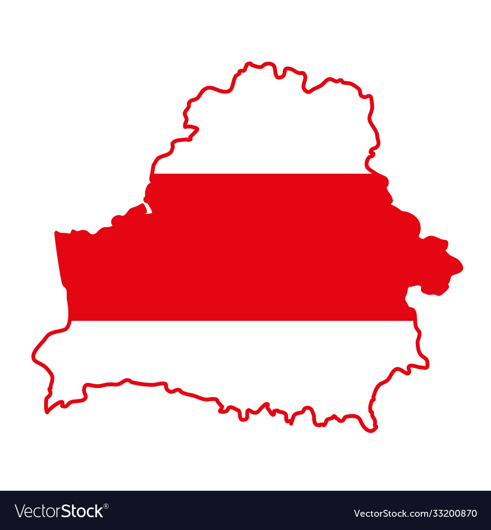 Карта беларуси вектор