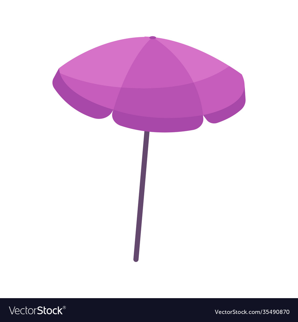 Umbrella flat icon Royalty Free Vector Image - VectorStock