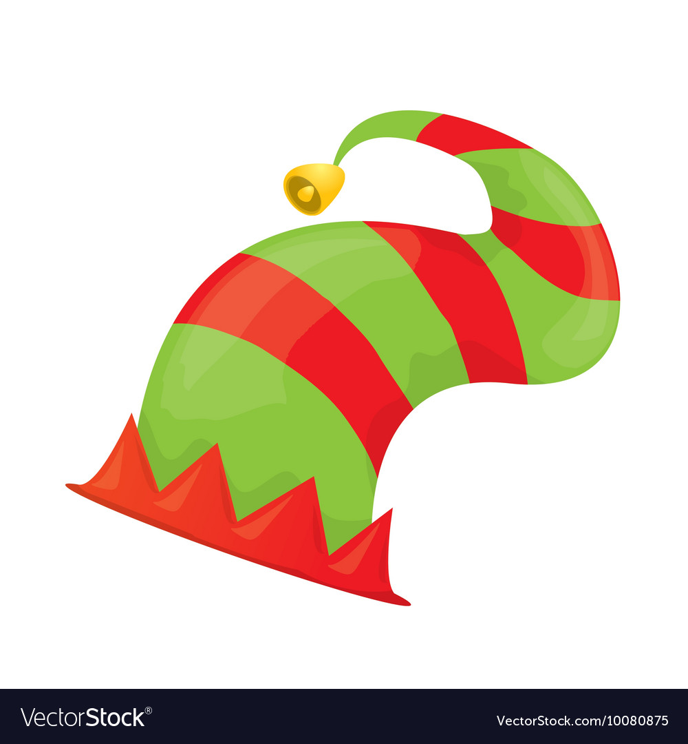 Christmas elf hat Royalty Free Vector Image - VectorStock