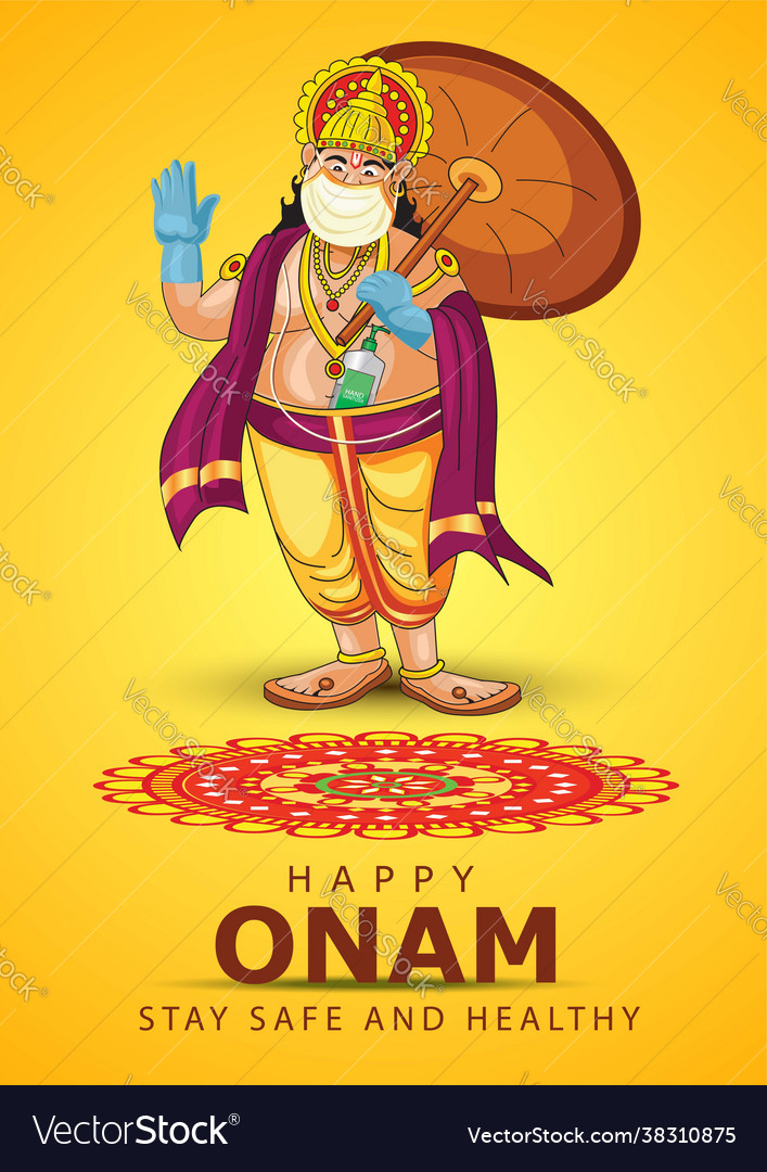Printmahabali or maveli kerala old king he Vector Image Printmahabali or maveli kerala old king he Vector Image