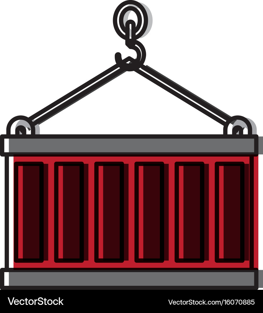Container icon image Royalty Free Vector Image