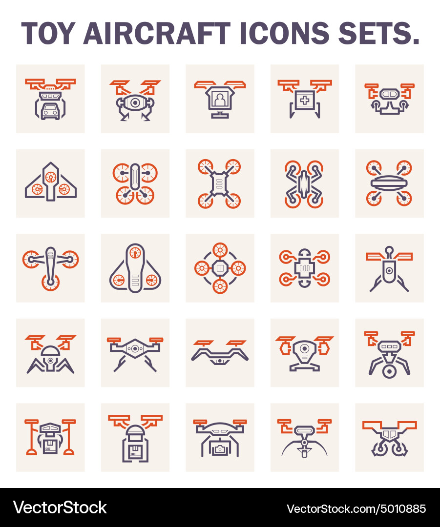 Drone icon Royalty Free Vector Image - VectorStock