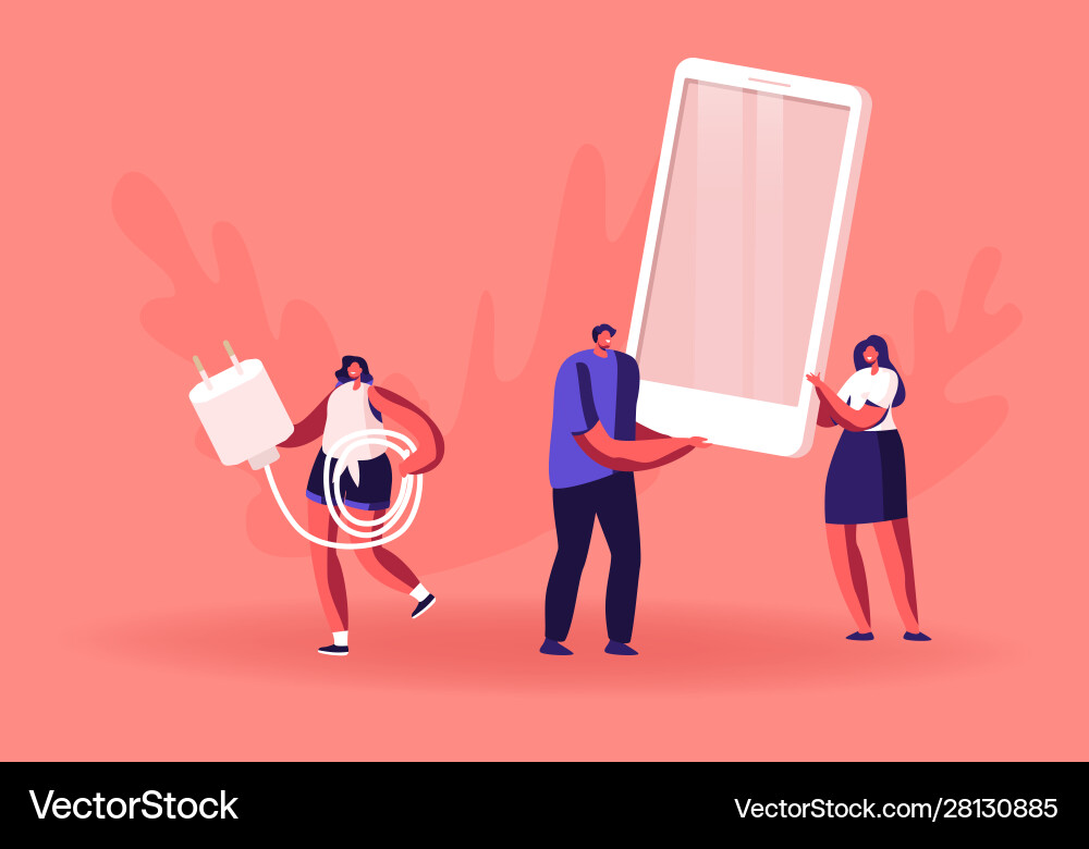 People using digital mobile technologies Vector Image