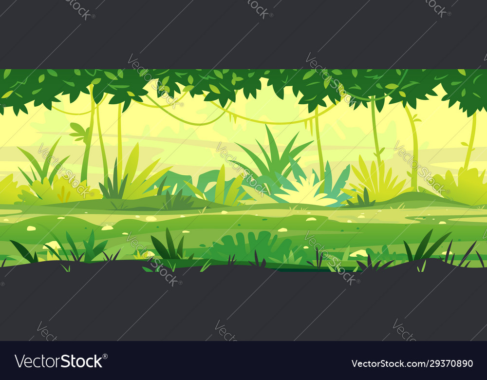 Path Through Jungle Royalty Free Vector Image - Vectorstock