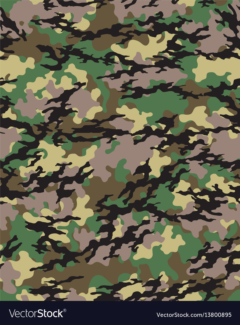 Fashionable camouflage pattern