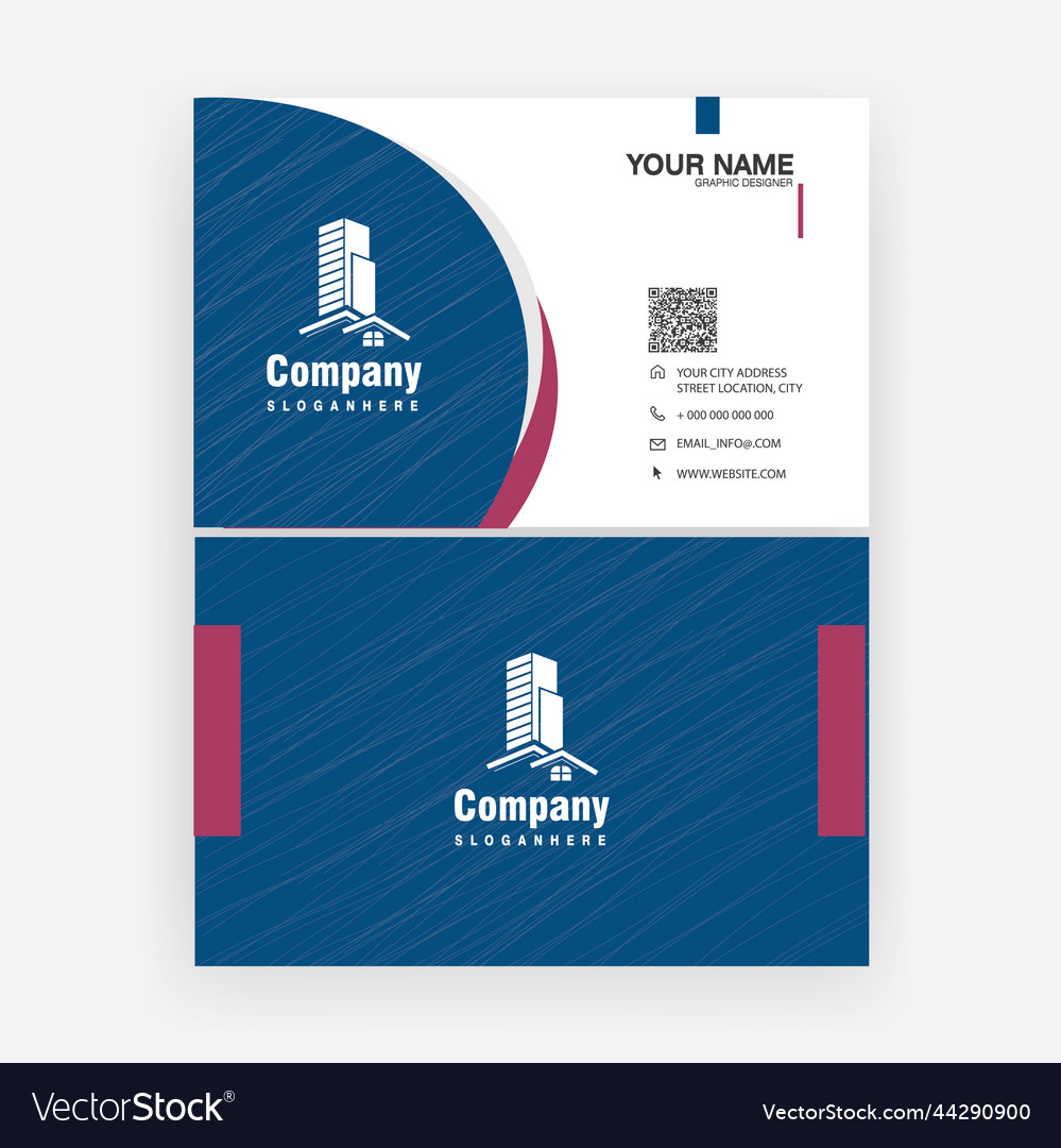 construction-business-card-design-template-vector-image