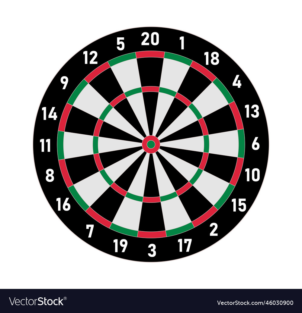 Dartboard target bullseye shop target Royalty Free Vector