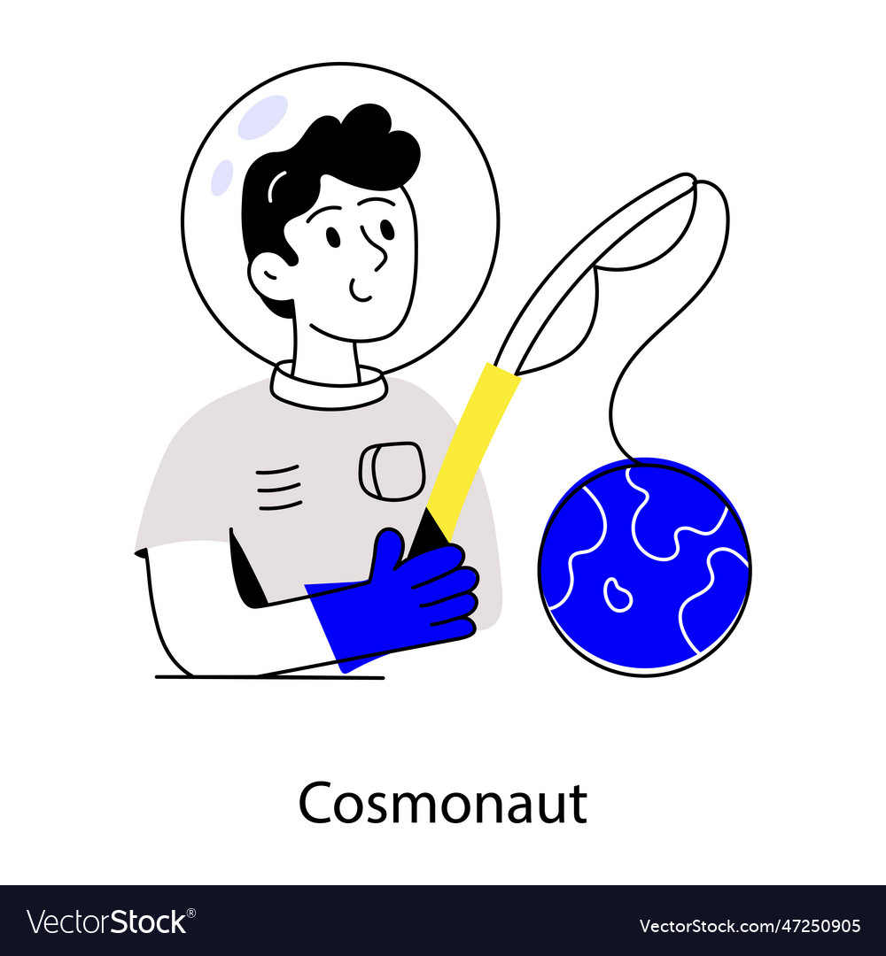 cosmonaut-royalty-free-vector-image-vectorstock