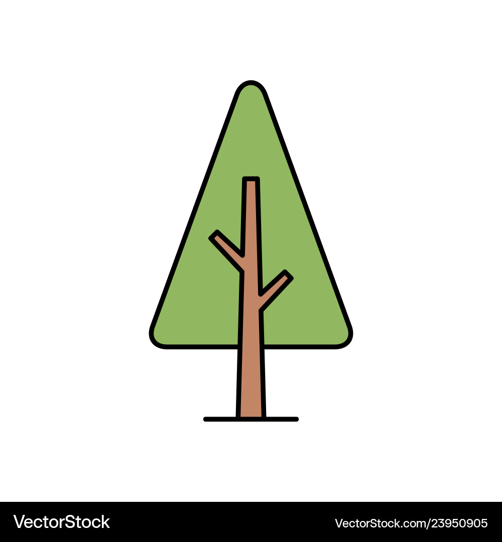 Tree icon Royalty Free Vector Image - VectorStock