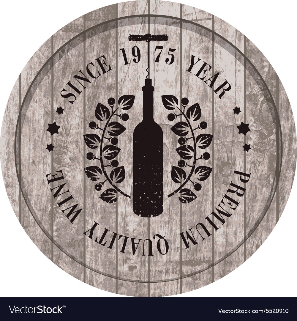 Barrel wine Royalty Free Vector Image VectorStock