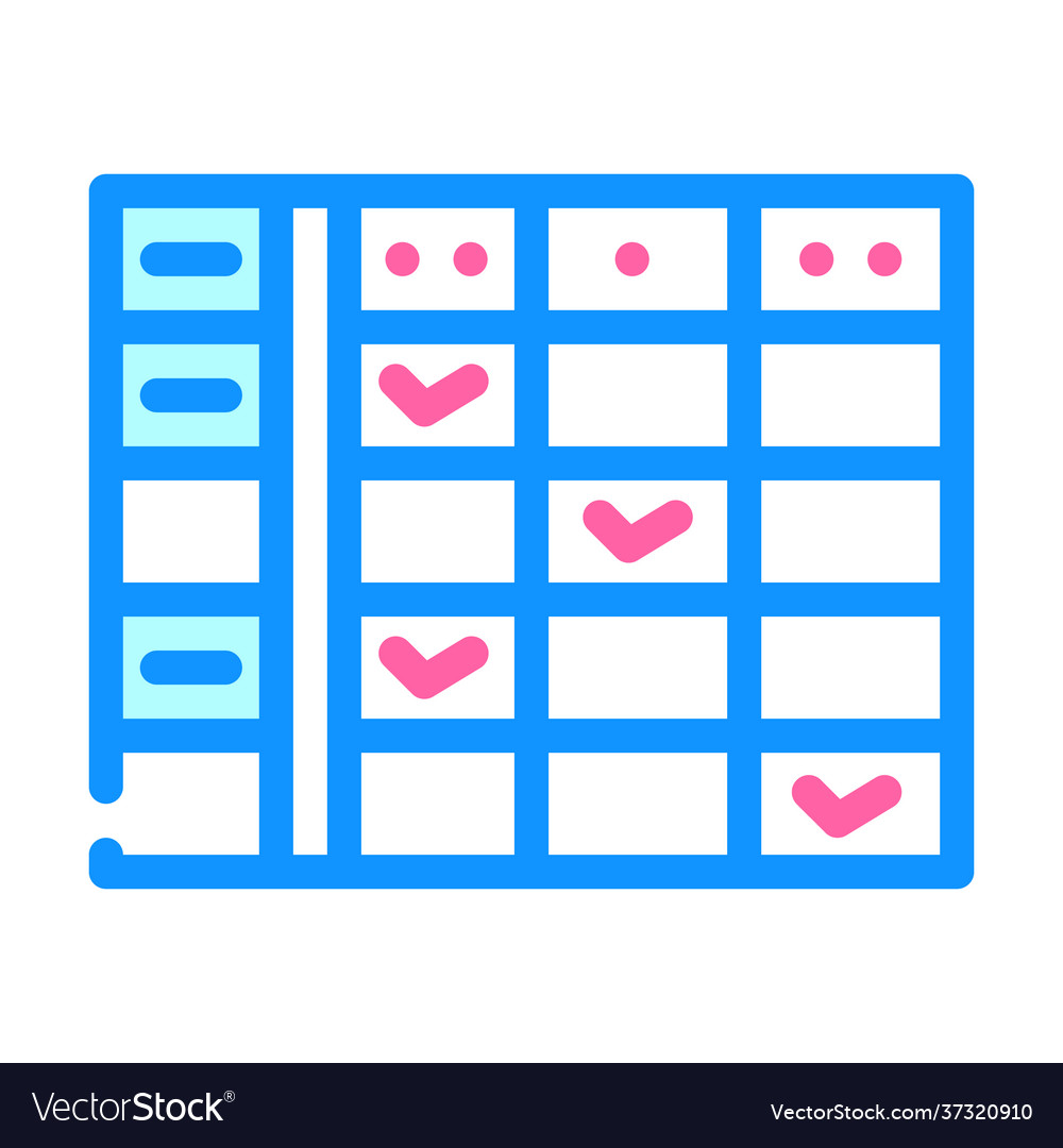 class-calendar-color-icon-royalty-free-vector-image