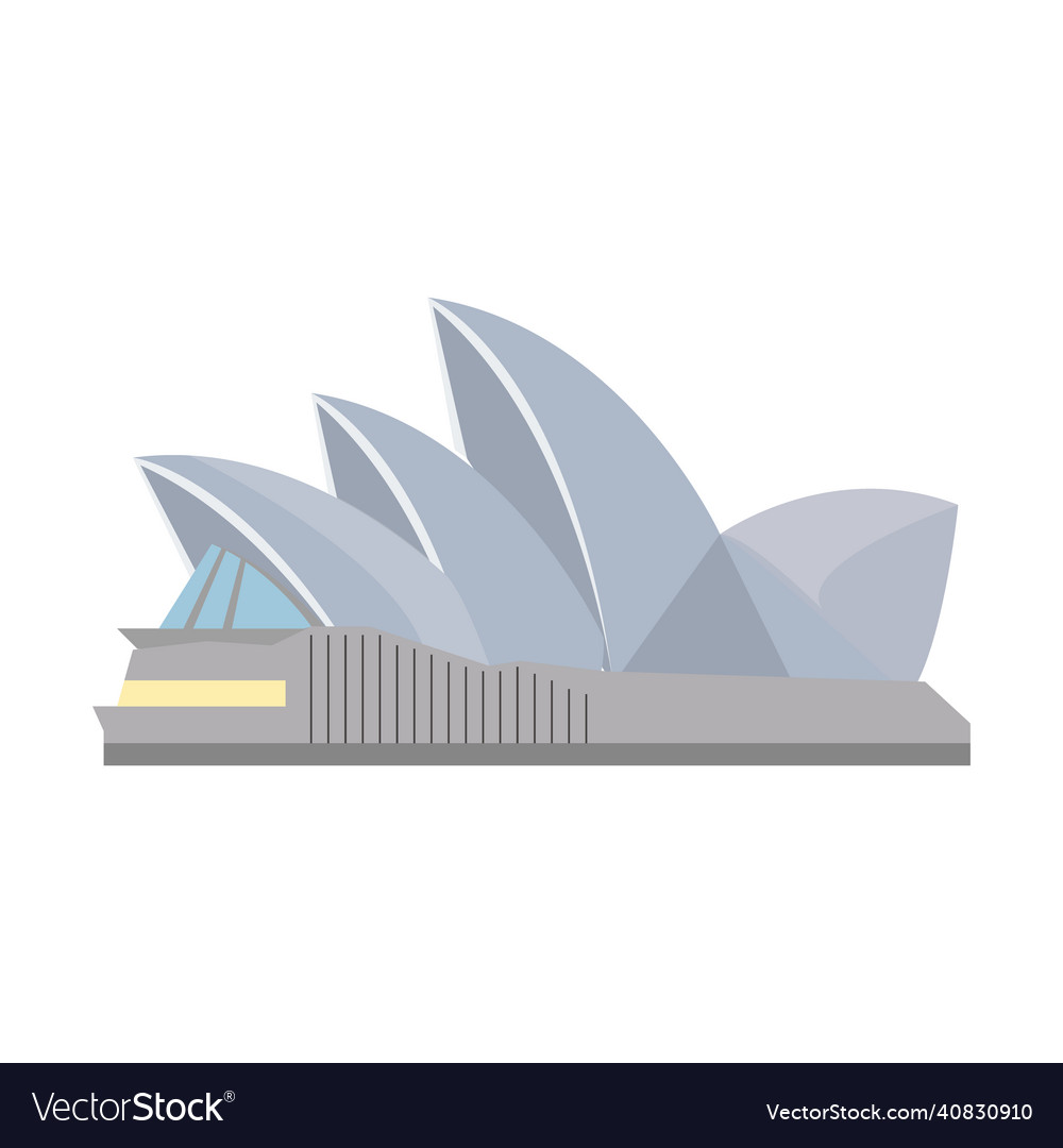 Sydney opera house Royalty Free Vector Image - VectorStock