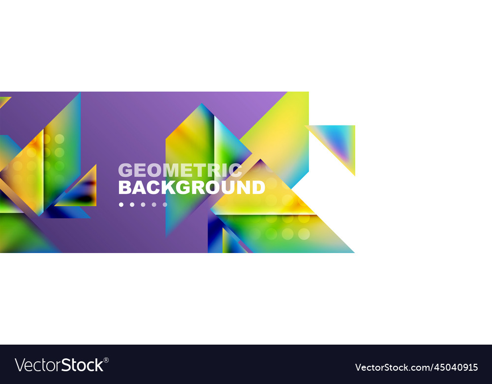 Abstract background with geometric elements Vector Image