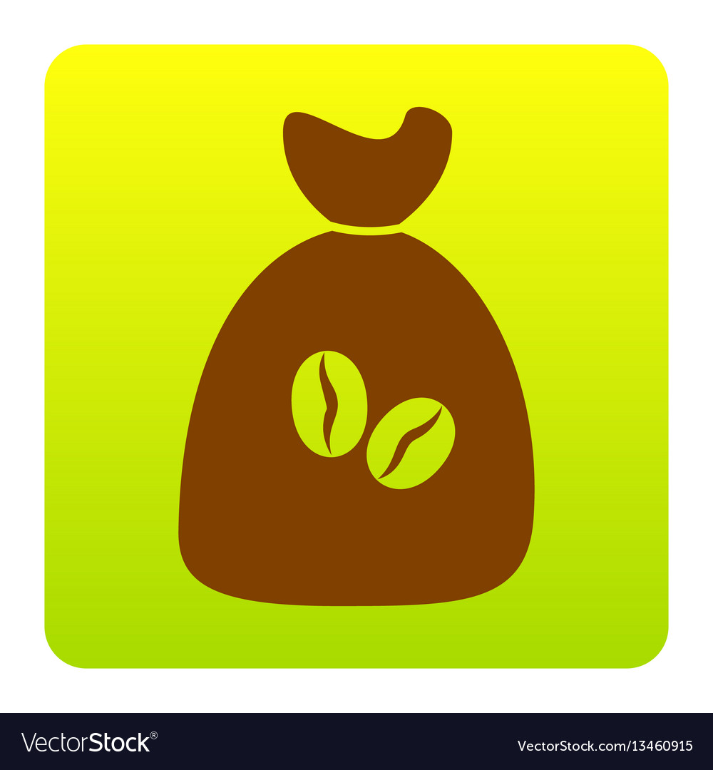 Coffee bag icon Royalty Free Vector Image - VectorStock