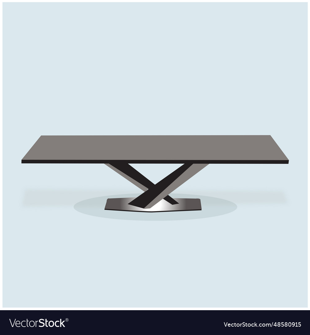 Image of wooden table Royalty Free Vector Image