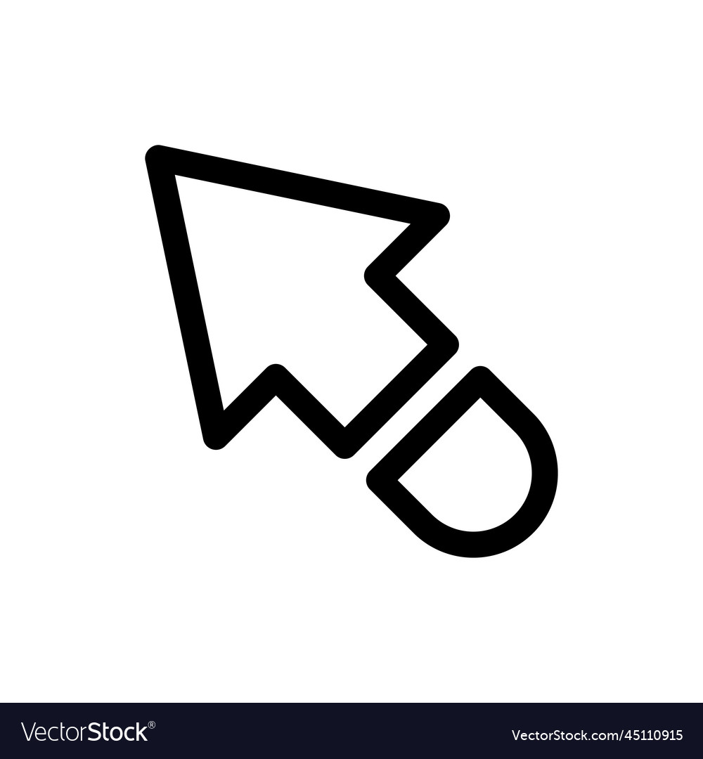 Up Left Arrow Icon Royalty Free Vector Image VectorStock up-left-arrow-icon-royalty-free-vector-image-vectorstock
