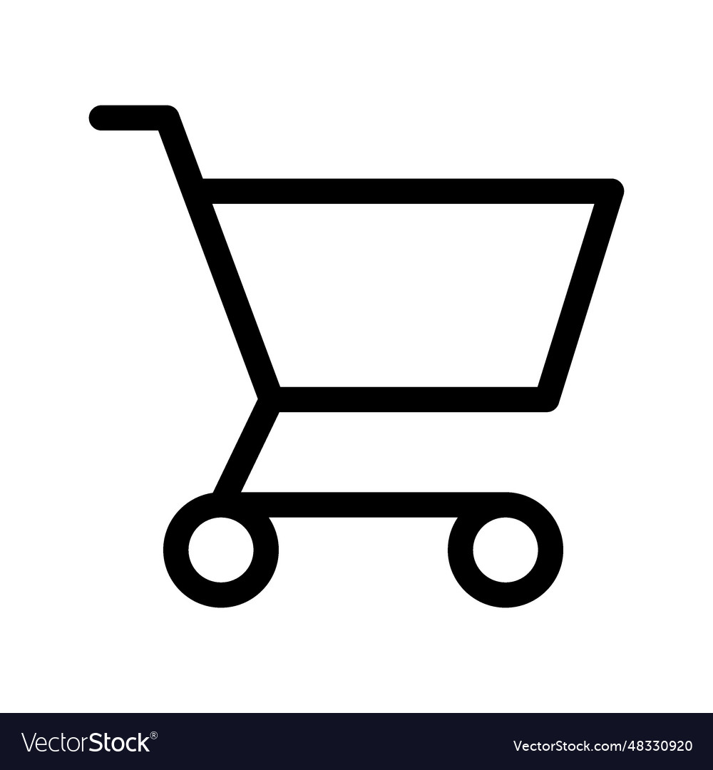 Shopping cart icon Royalty Free Vector Image - VectorStock