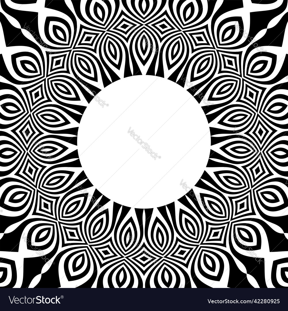 Abstract geometric circle pattern Royalty Free Vector Image