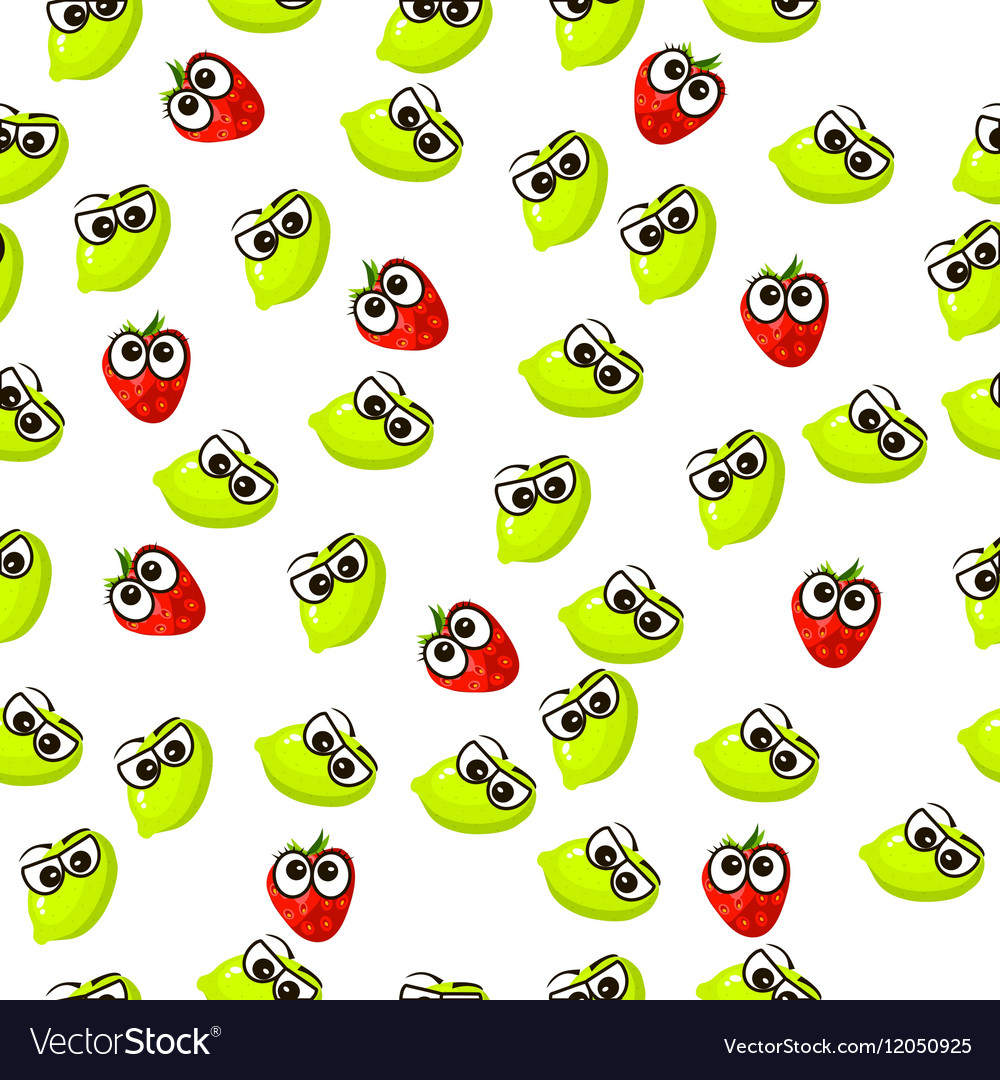 Fresh strawberryand slice Royalty Free Vector Image