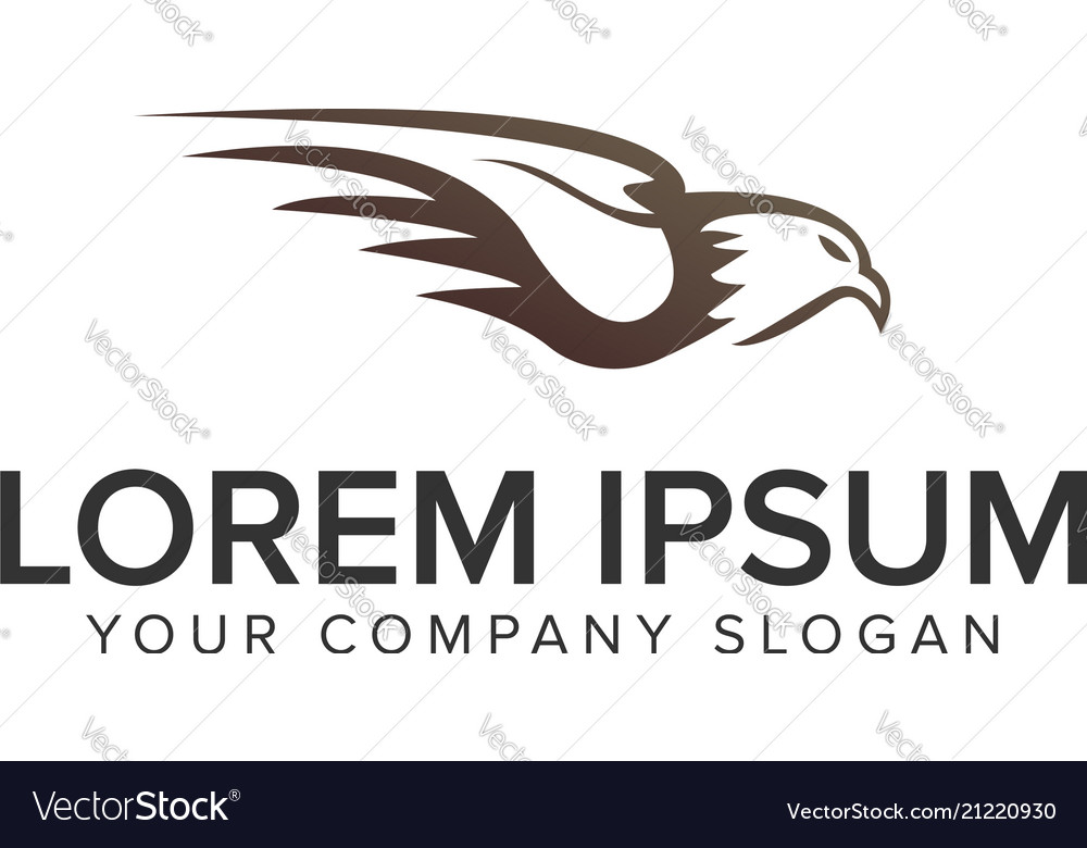 Eagle logo design concept template