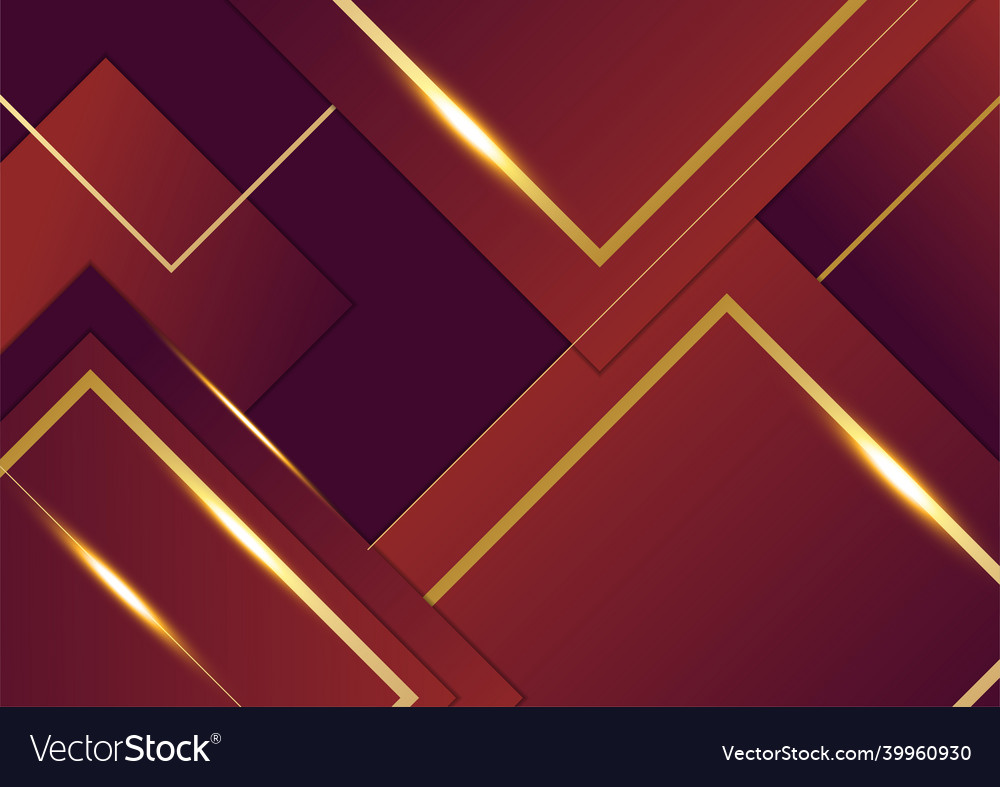Red and gold abstract background Royalty Free Vector Image