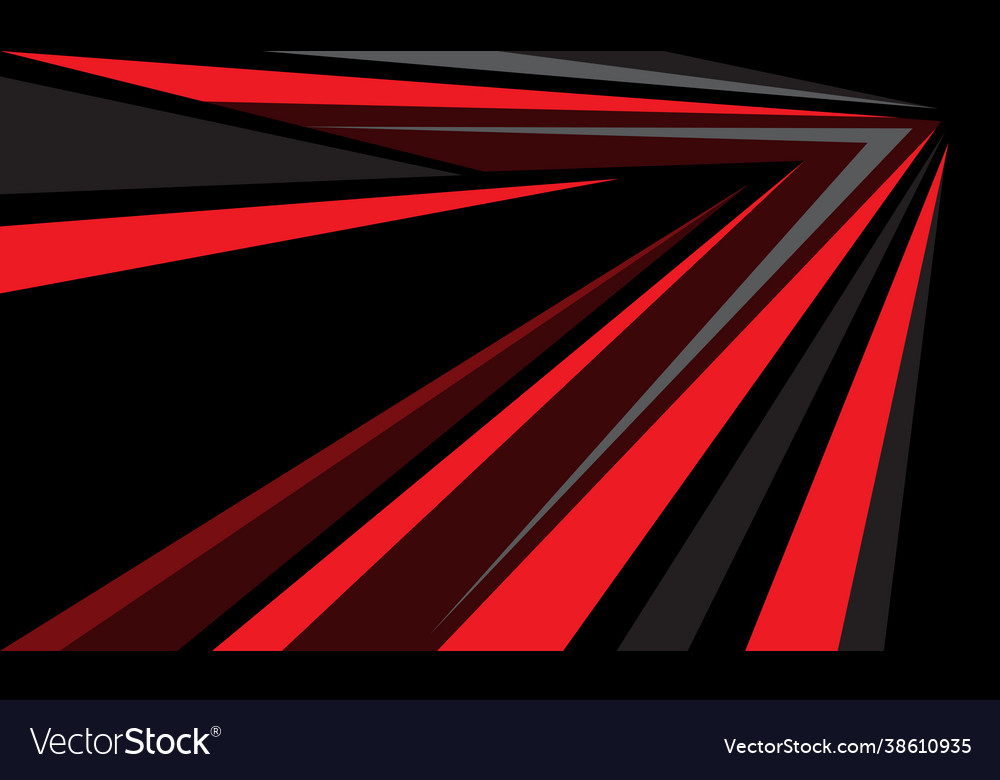 Abstract Red Grey Arrow Line Speed Direction Black