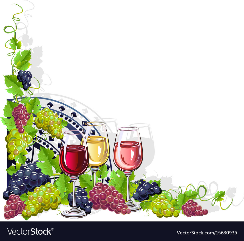 Vintage Frame With Wine And Gs Royalty Free Vector Image Vintage Frame With Wine And Gs Vector Image