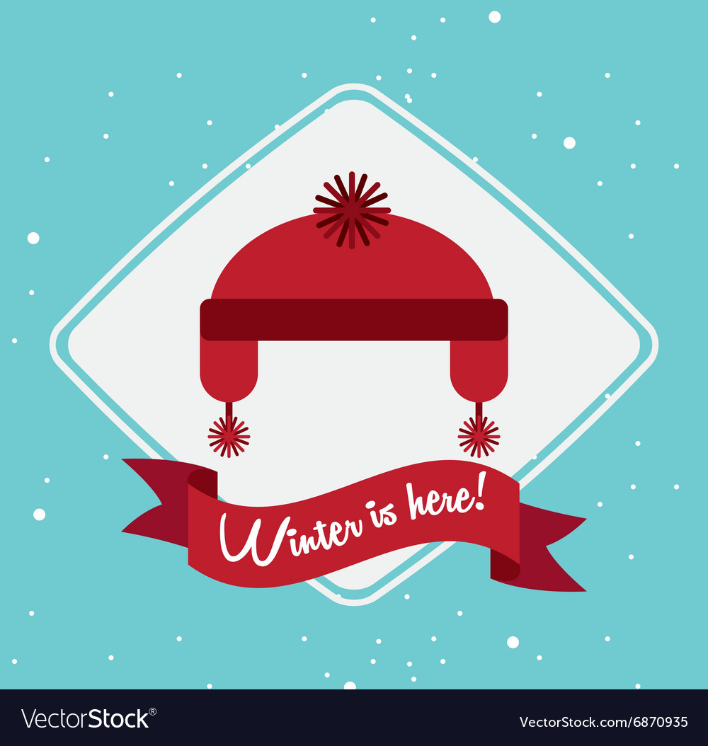 Welcome Winter Design Royalty Free Vector Image