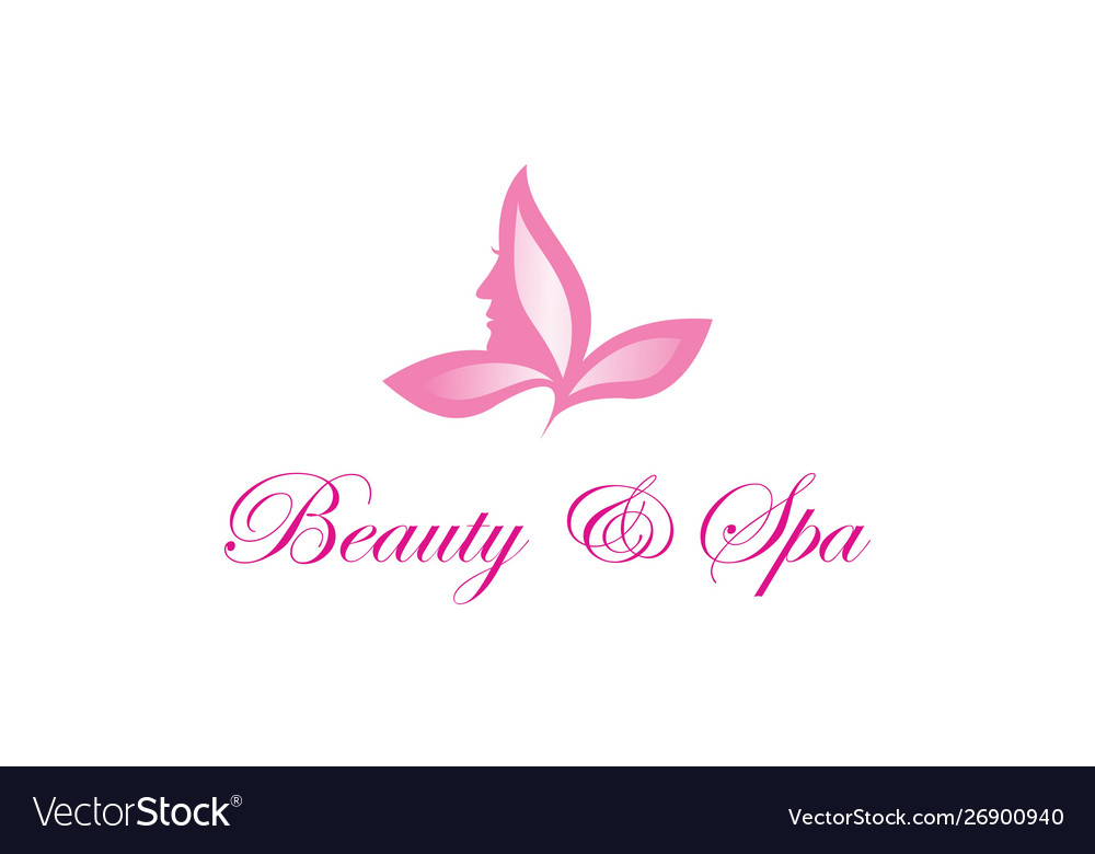 Spa treatment salon logo beauty woman Royalty Free Vector