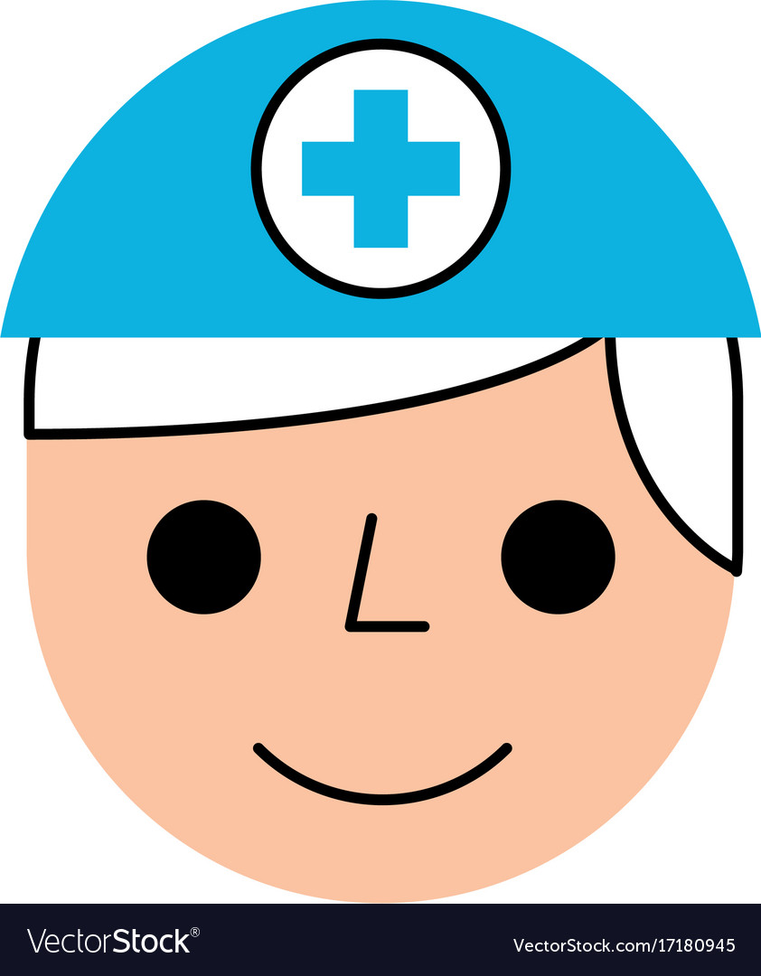 Nurse avatar staff clinical people professional Vector Image