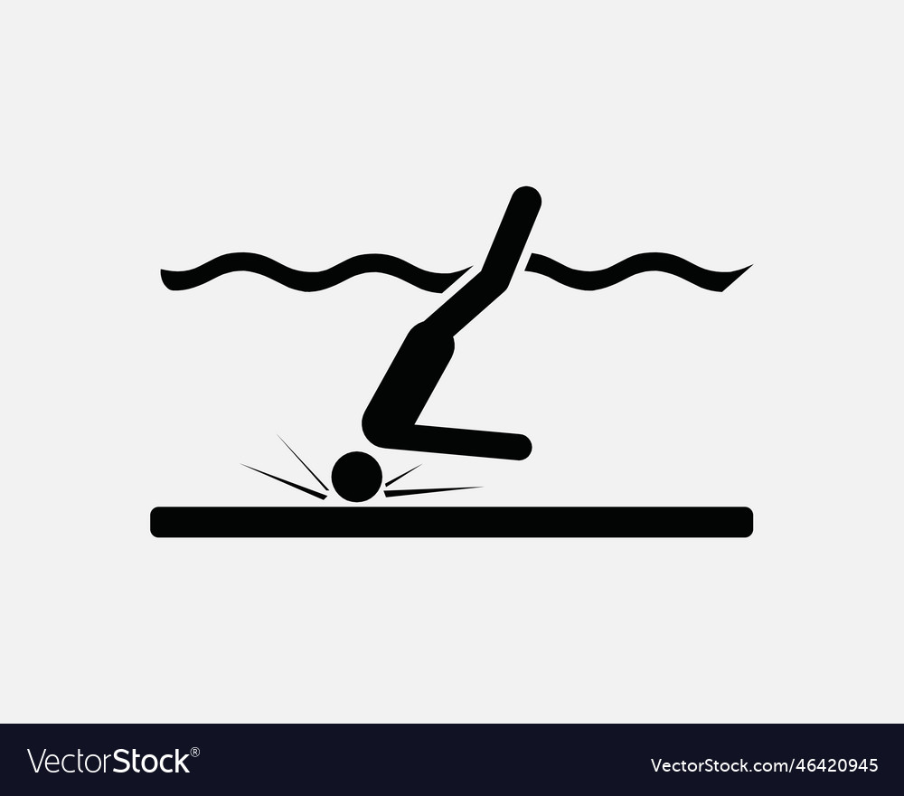 Shallow water icon Royalty Free Vector Image - VectorStock