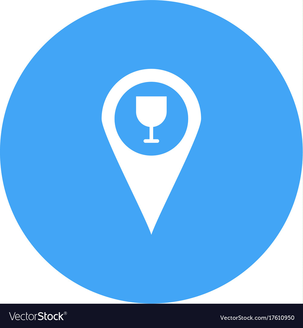 Bar Location Royalty Free Vector Image Vectorstock