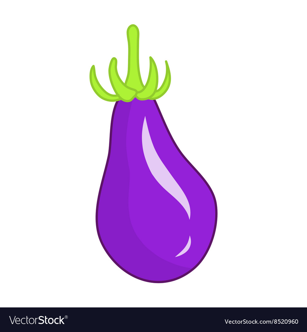 Eggplant Royalty Free Vector Image - VectorStock