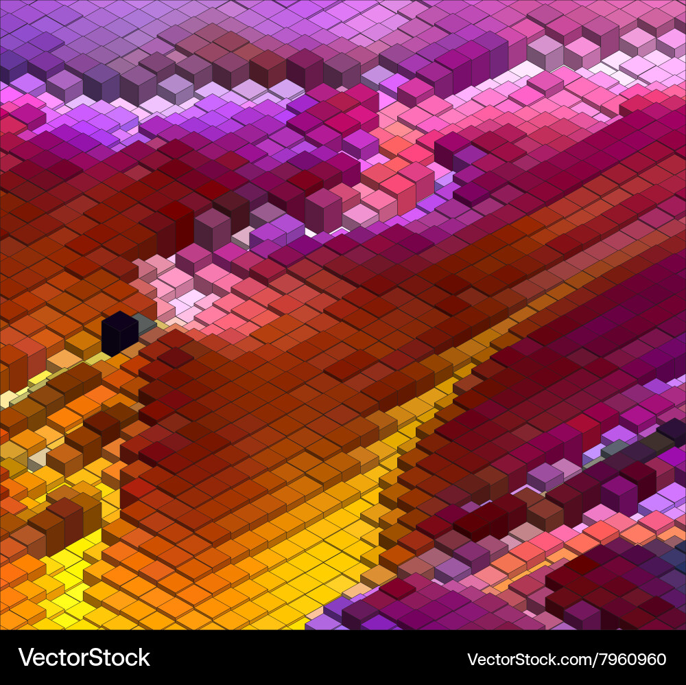 Isometric pattern Royalty Free Vector Image - VectorStock
