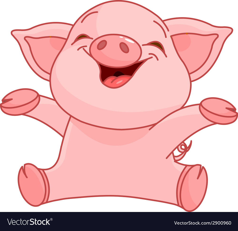 Piggy Royalty Free Vector Image - VectorStock