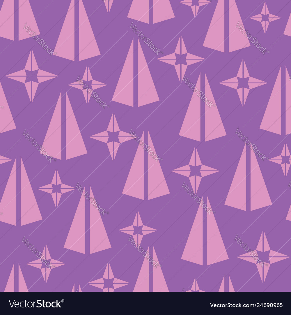 Simple triangle shape seamless pattern Royalty Free Vector