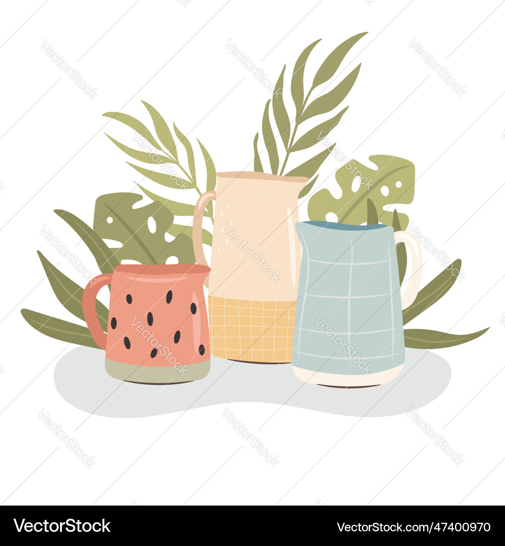 Pottery workshop studio Royalty Free Vector Image