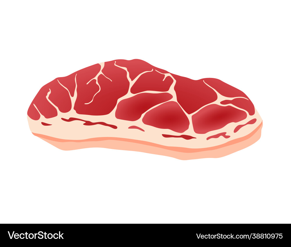 Meat product or raw meat for concept Royalty Free Vector