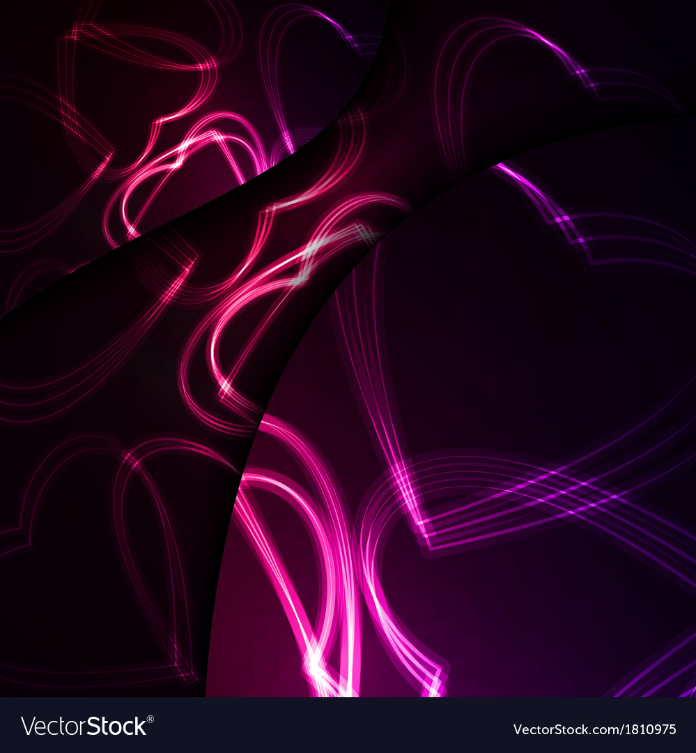 neon hearts royalty free