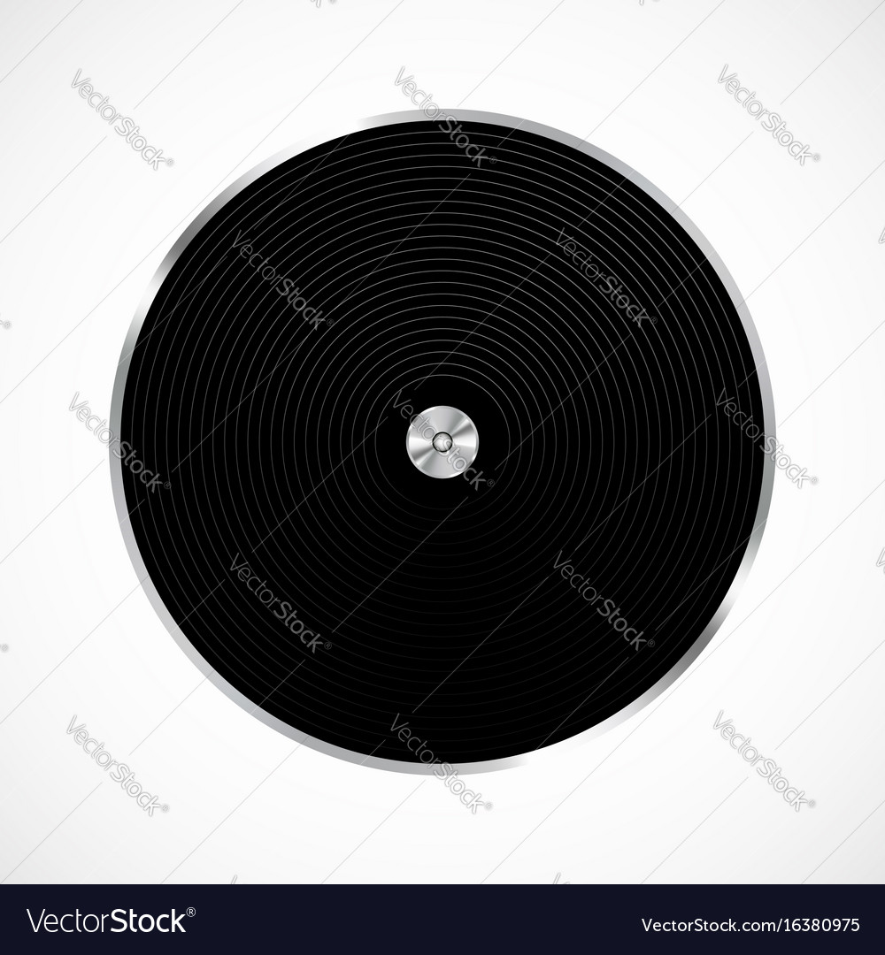 Vinyl record isolated Royalty Free Vector Image